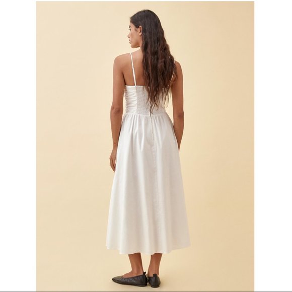 Sale🦋Reformation Lissa Dress - White - Picture 4 of 16